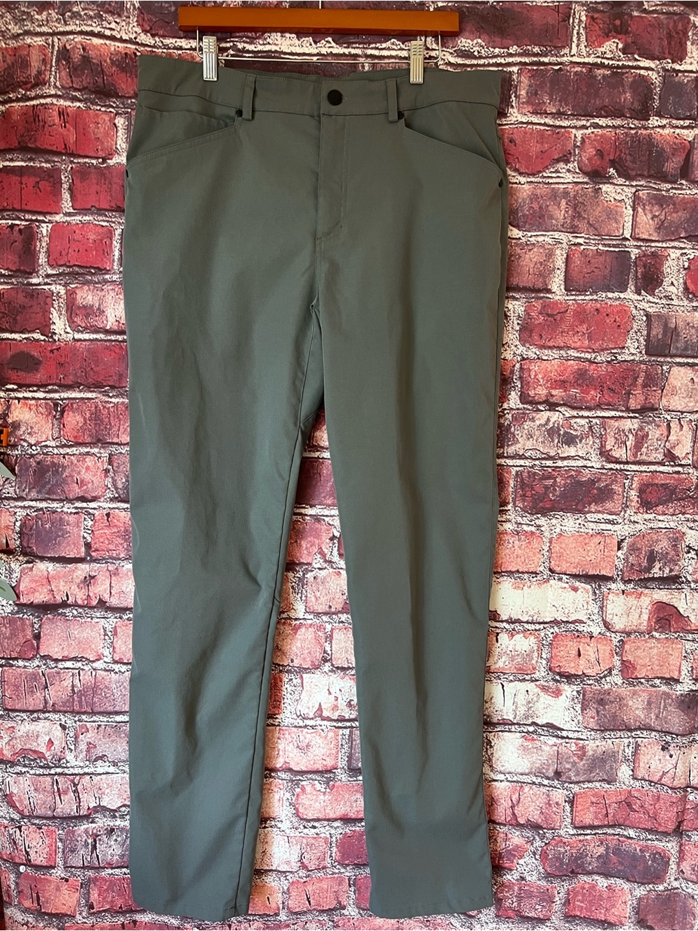 Myles Apparel Men's Tour Pant Performance Chino Gray 36 x 34